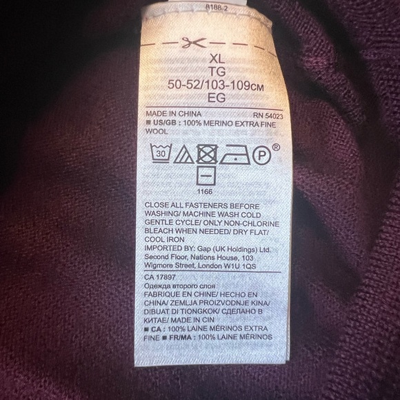 Banana Republic Rich Purple Button Cardigan Women XL NWT - Picture 5 of 6